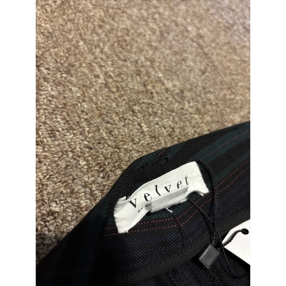 VELVET BY GRAHAM & SPENCER ABIGAIL PLAID DRESS SLACKS PANTS Multicolor 4 $229 - Picture 9 of 11